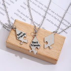 Collier d'amitié pour femme motif puzzle