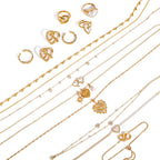 Bracelet pour femme avec fermoir réglable et pendentif en forme de cœur