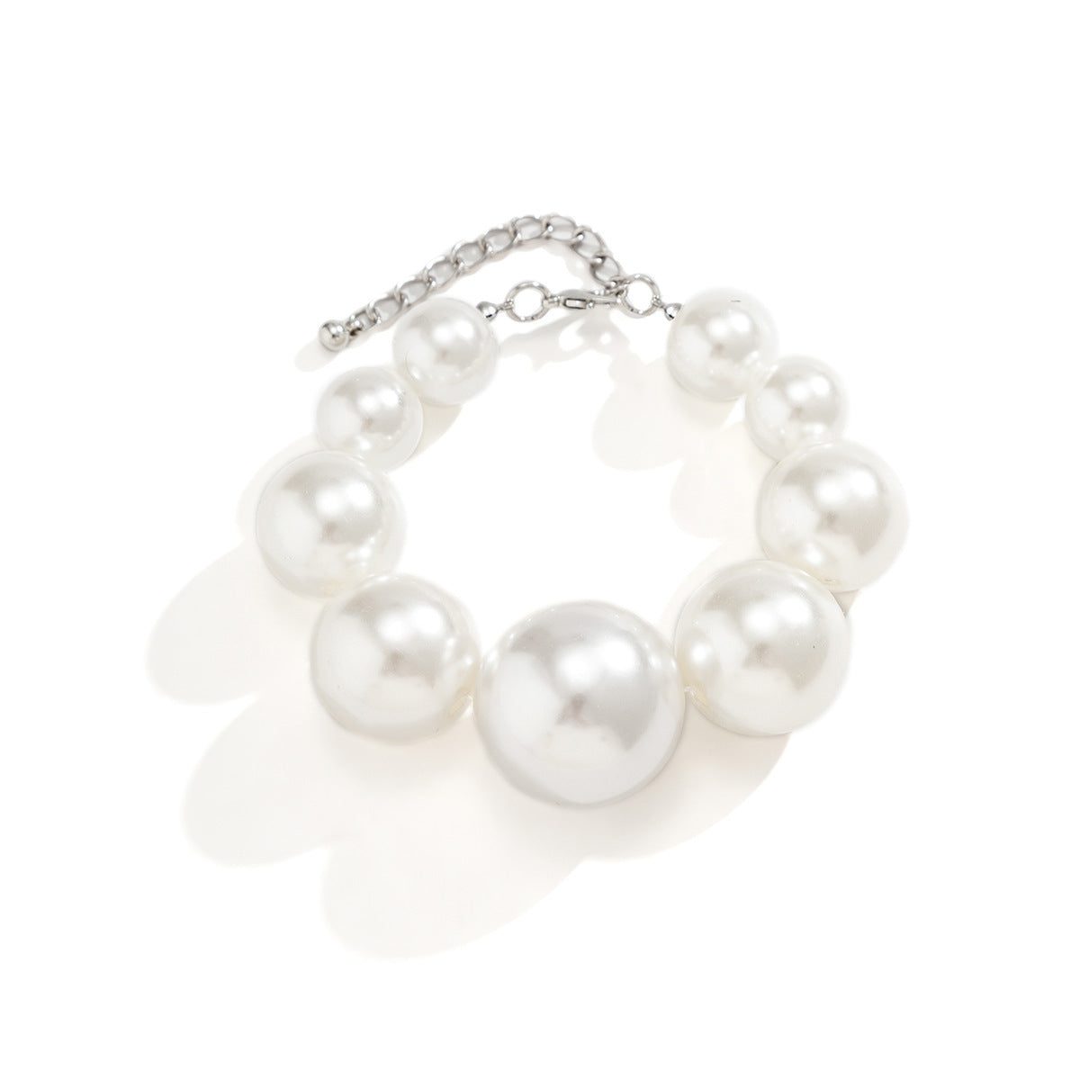 Bracelet de perles pour femme avec grands accents