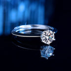Bague pour femme avec cristal étincelant