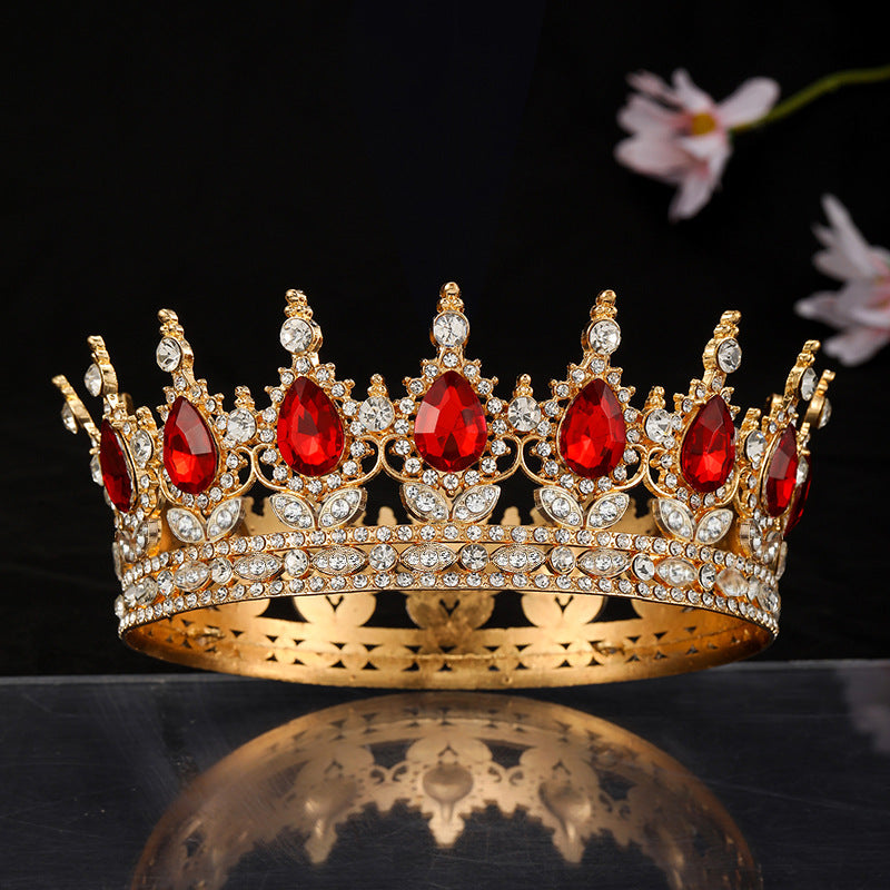 Couronne pour femme avec pierres précieuses élégantes