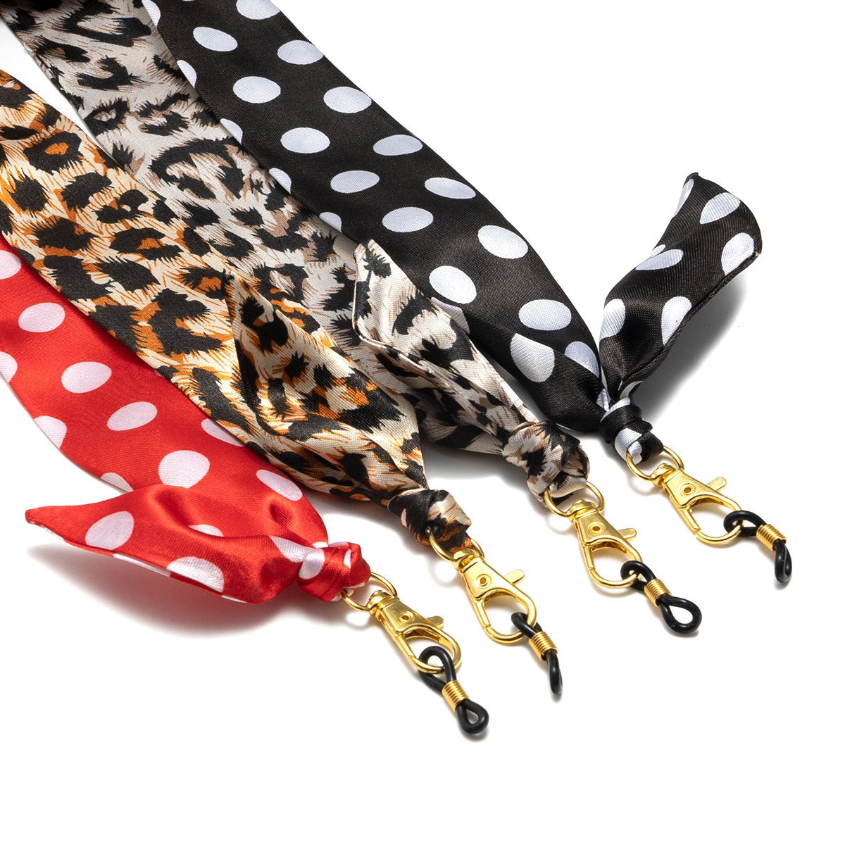 Cordon pour lunettes à pois