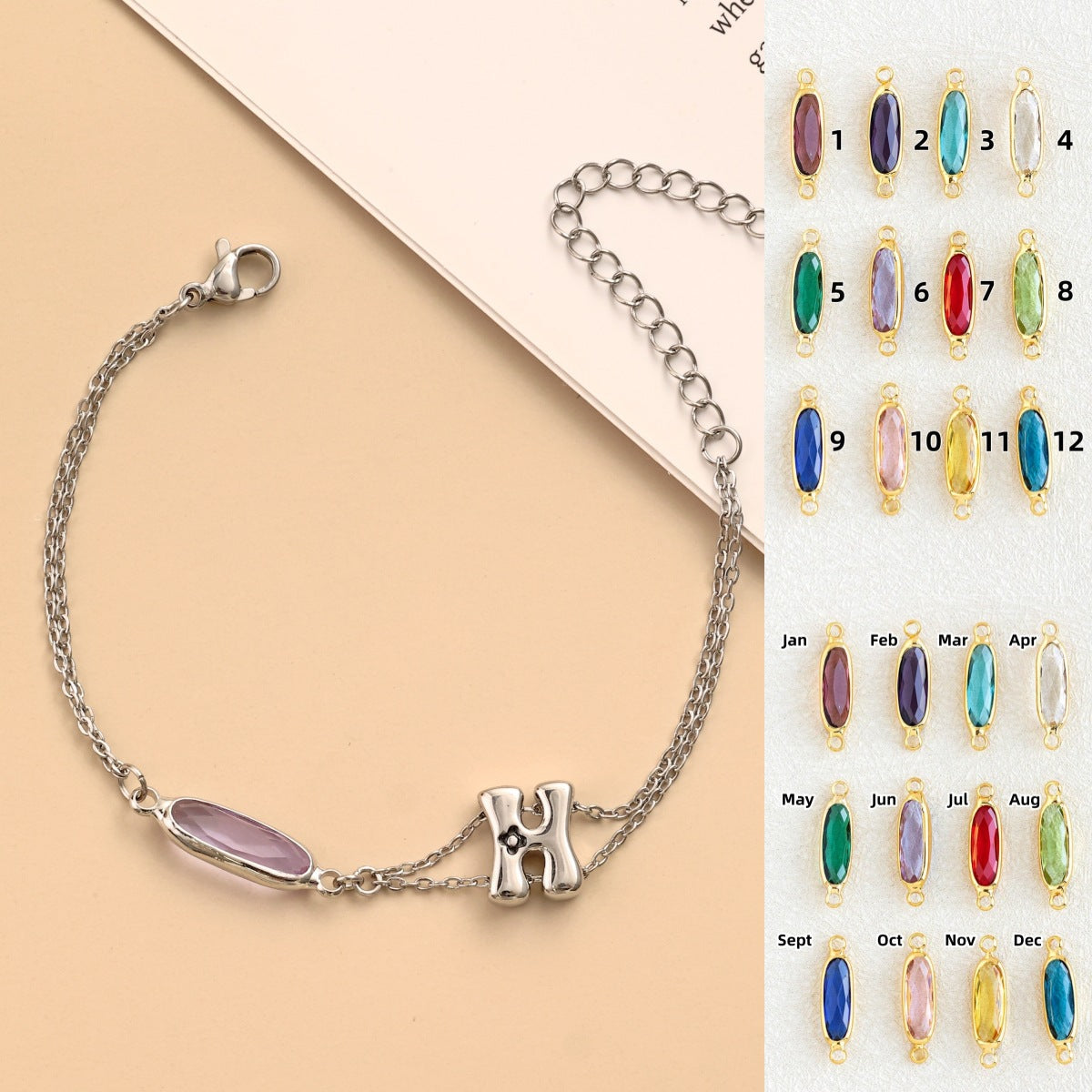 Montre pour femme avec cristal facetté