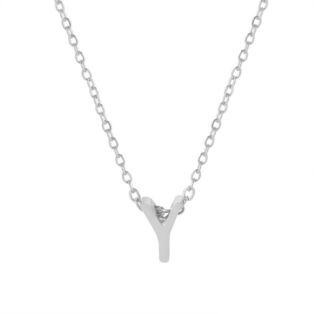 Collier pendentif initiale personnalisé pour femme