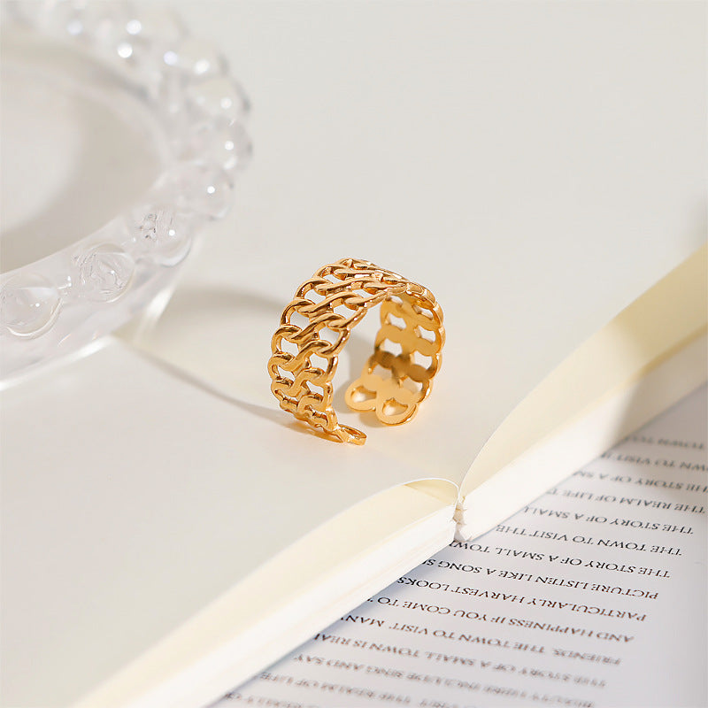Bague pour femme au design crocodile élégant