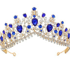 Diadème glamour pour femme avec strass et cristaux