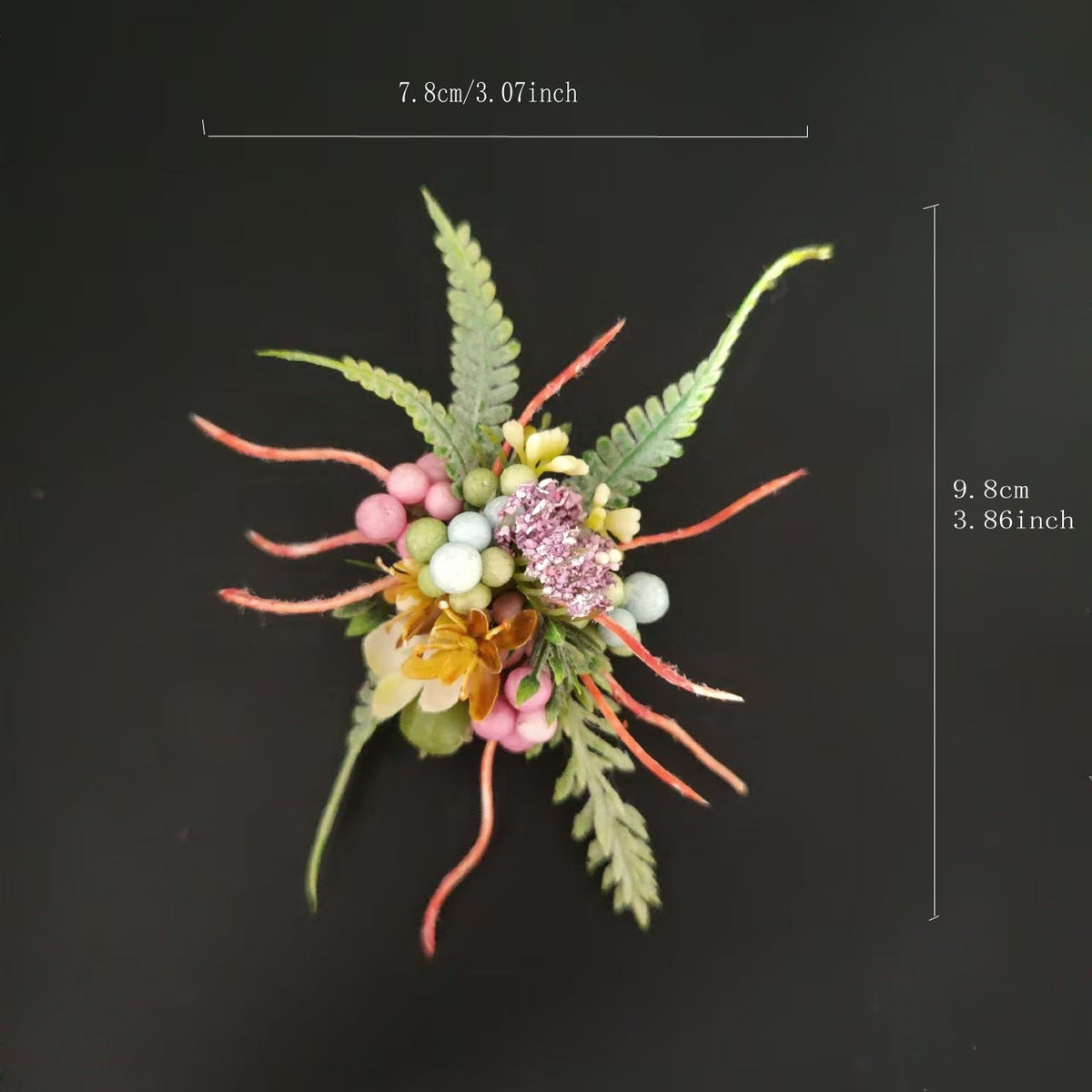 Broche de revers florale élégante