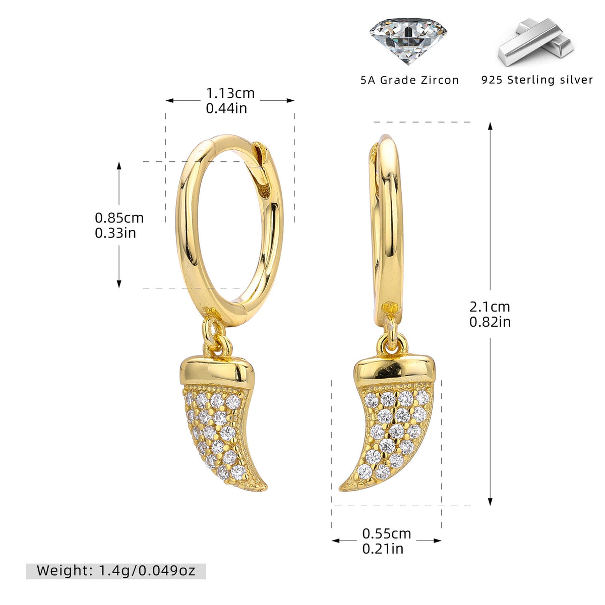 Boucles d'oreilles pour femme au design exclusif