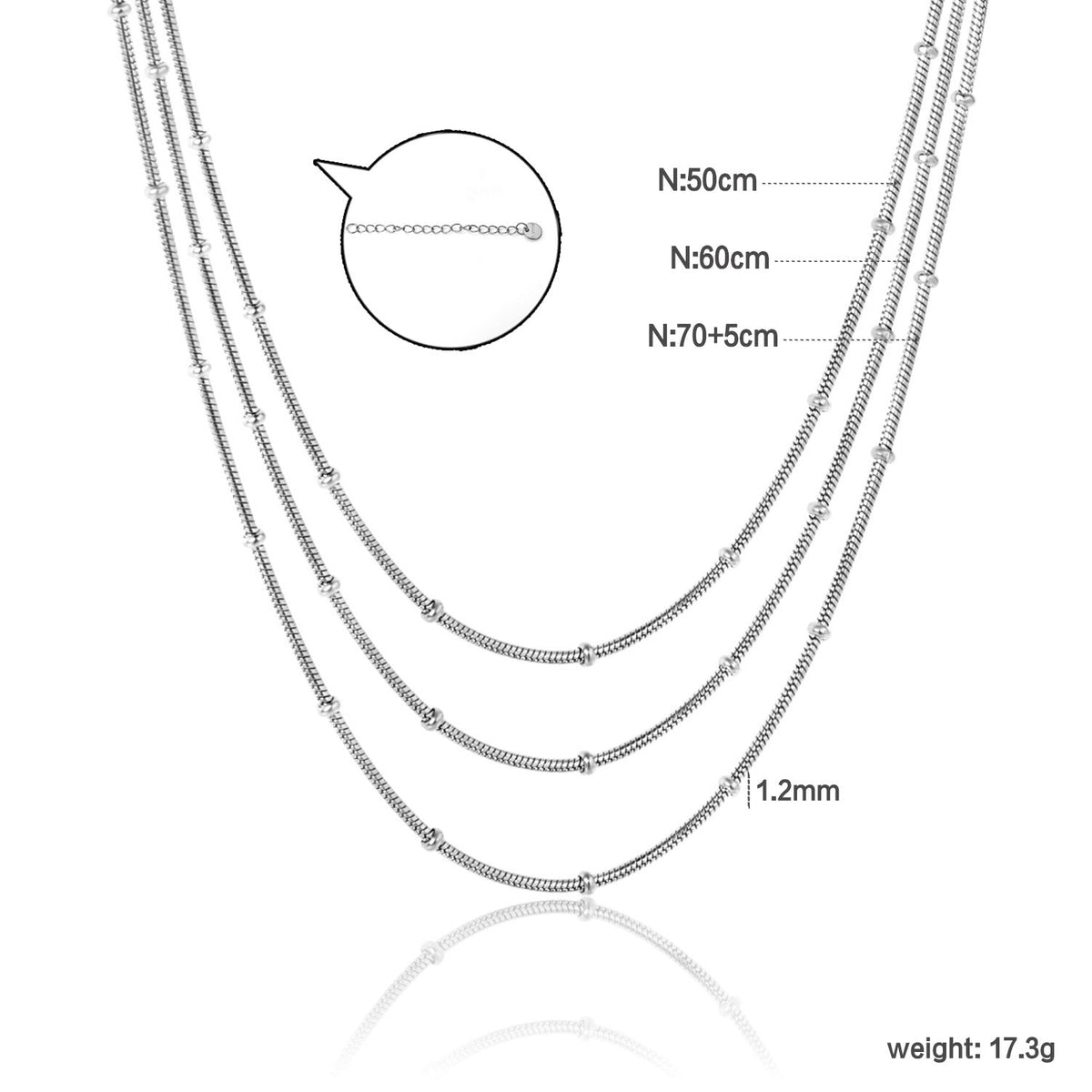 Collier multicouche pour femme avec pendentif perle et chaîne élégante