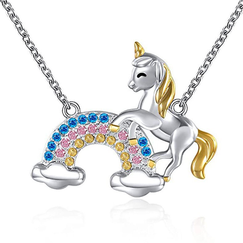 Collier pendentif chat ludique
