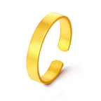Bague anneau minimaliste pour femme en acier inoxydable