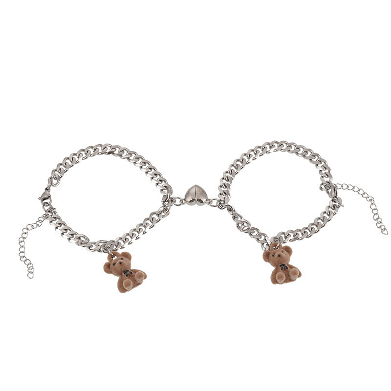 Collier ludique avec breloques ours