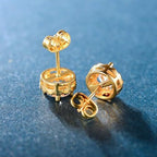 Ensemble de boucles d'oreilles délicates avec zircons étincelants