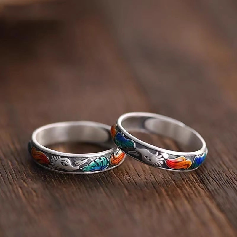 Bague pour femme avec motif artistique