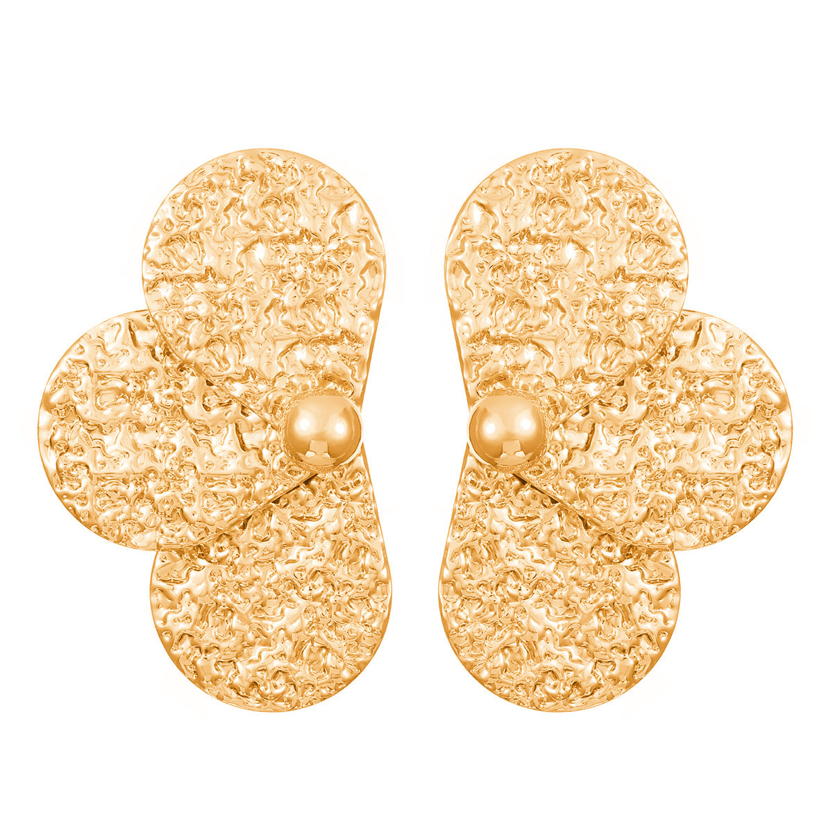 Boucles d'oreilles pendantes pour femme motif feuille