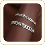 Ensemble de bracelets pour femme à maillons