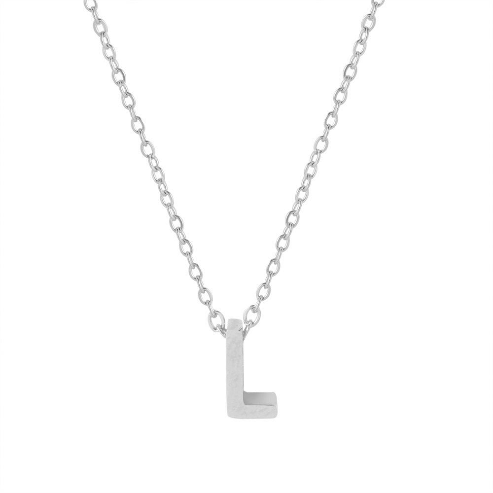 Collier pendentif initiale personnalisé pour femme