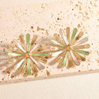Boucles d'oreilles pour femme motif tournesol