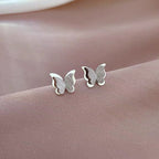 Boucles d'oreilles papillon pour femme