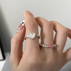 Bague pour femme avec motif cœur