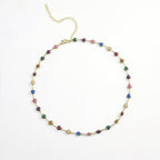 Chevillère à perles en forme de cœur