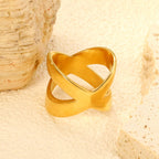 Bague réglable pour femme au design torsadé élégant