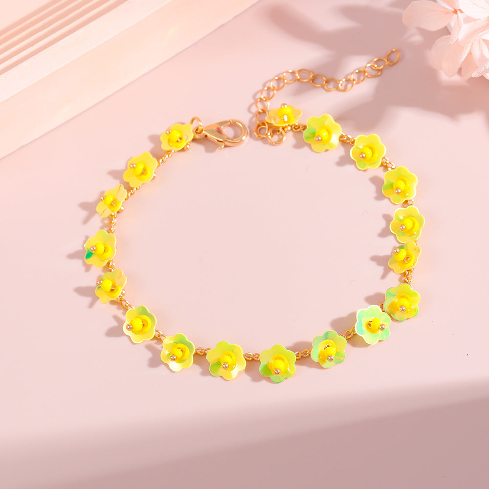 Collier statement fleur