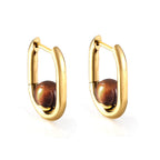 Boucles d'oreilles pendantes avec pendentif coquillage