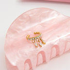 Ear cuff haute couture élégant pour femme avec cristaux