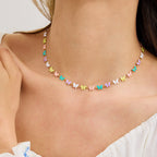 Bracelet femme avec pendentifs papillons colorés