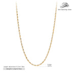 Collier pour femme en argent sterling 925 à maillons ovales