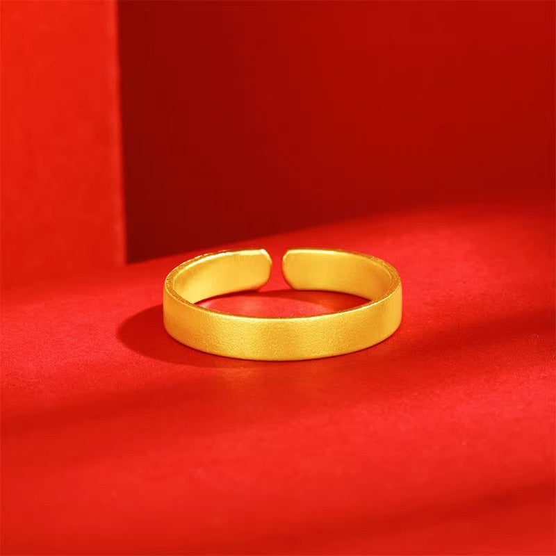Bague anneau minimaliste pour femme en acier inoxydable