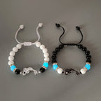 Bracelet d'amitié pour femme avec motif carpe Koï
