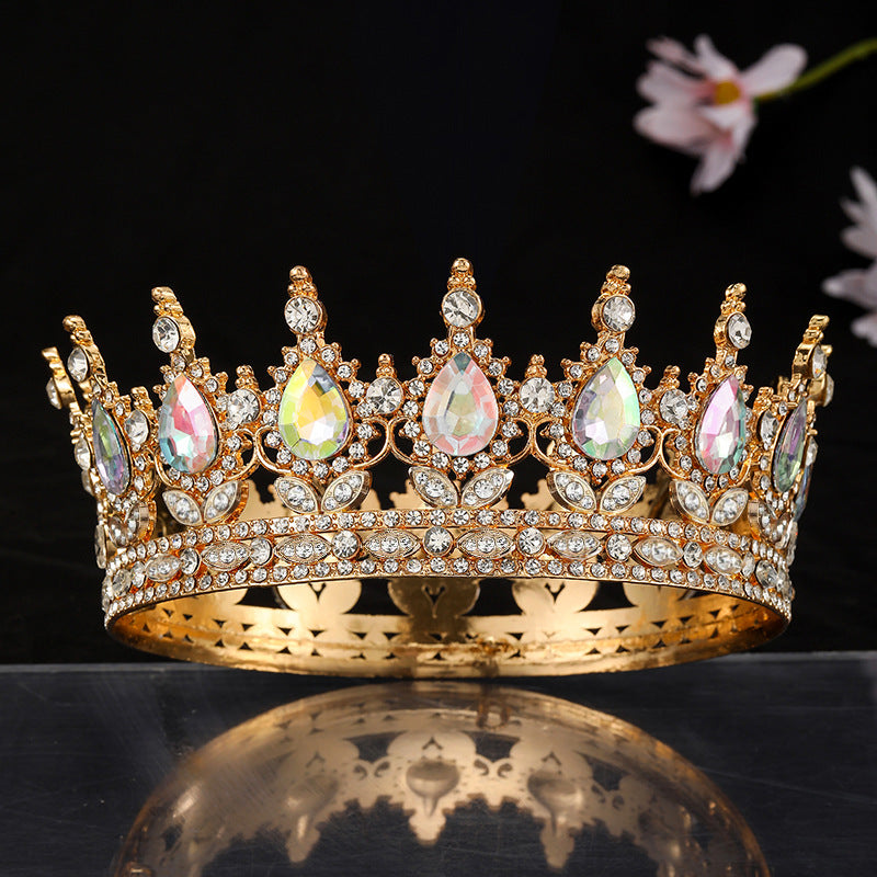 Couronne pour femme avec pierres précieuses élégantes
