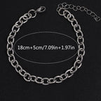 Bracelet à maillons épais
