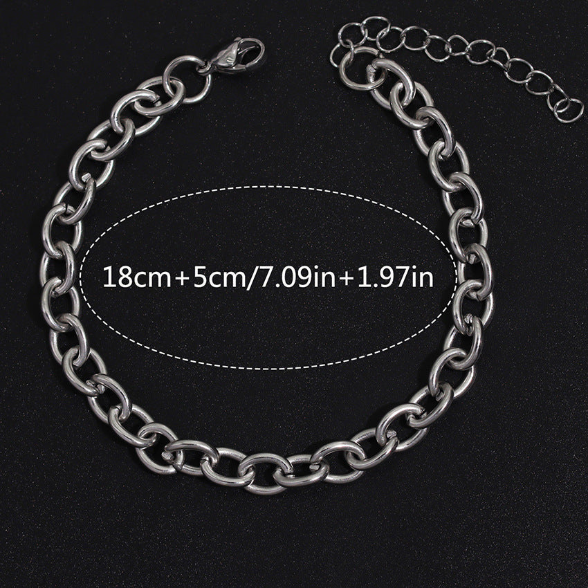 Bracelet à maillons épais