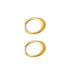 Boucles d'oreilles pendantes pour femme au design sculptural moderne