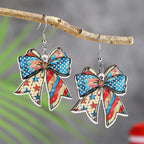 Boucles d'oreilles légères en bois en forme de nœud