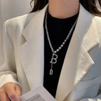 Collier pendentif superposé élégant