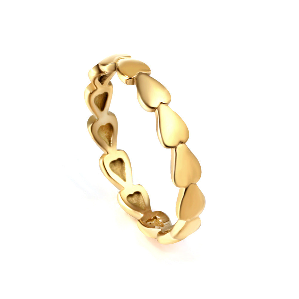 Bague réglable pour femme au design incurvé