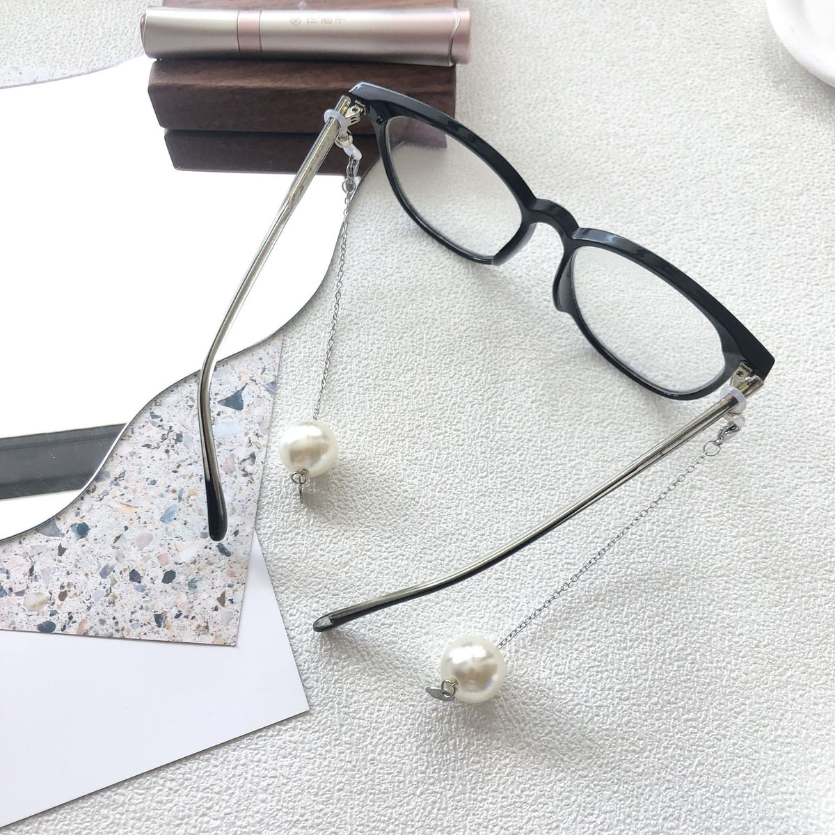 Boucles d'oreilles pendantes perles