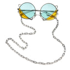 Chaîne de lunettes métallique