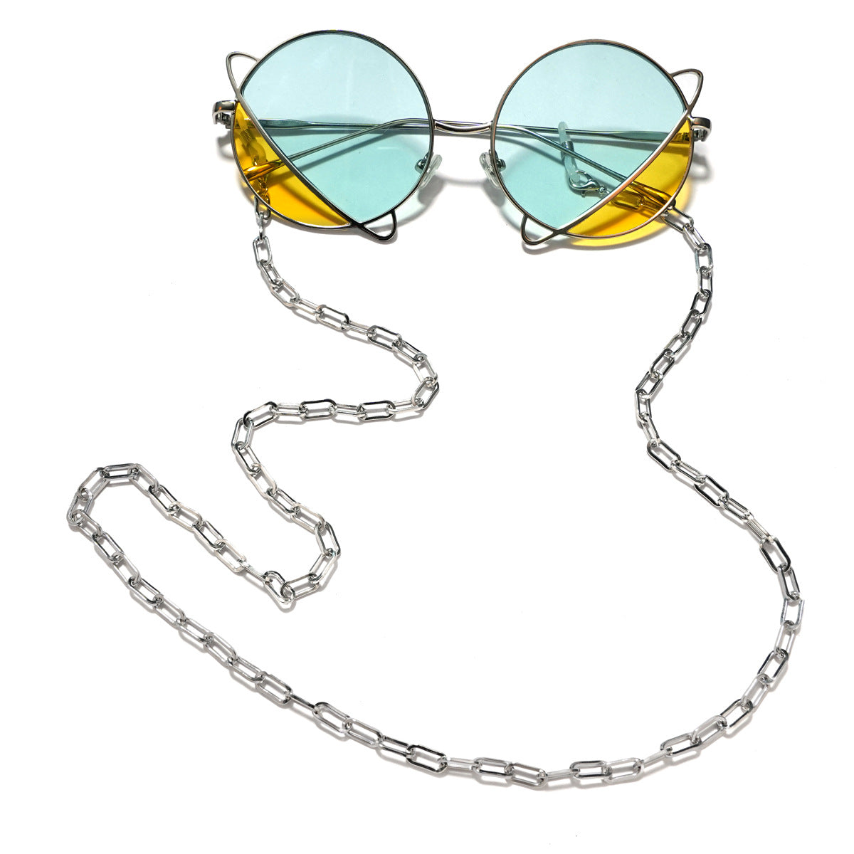 Chaîne de lunettes métallique