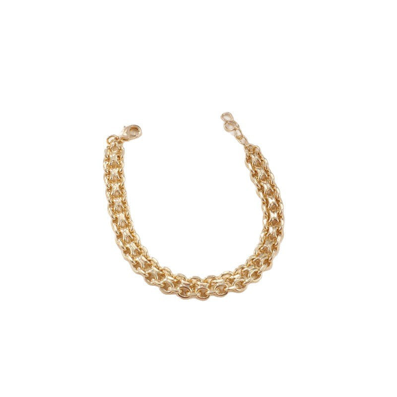 Bracelet pour femme tressé avec pierres semi-précieuses