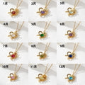 Collier pour femme avec pierre de naissance