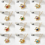 Collier pour femme avec pierre de naissance