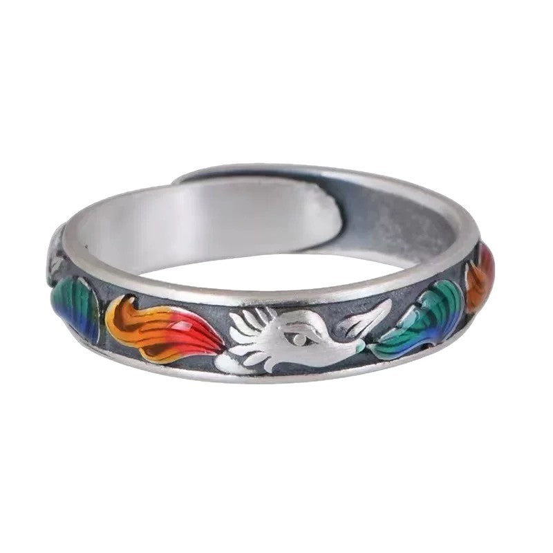 Bague pour femme avec motif artistique