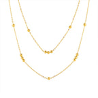 Collier pour femme avec détails de perles délicates