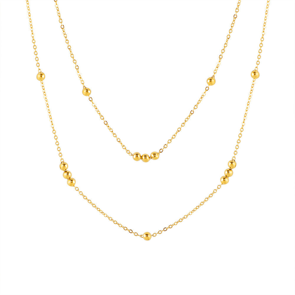 Collier pour femme avec détails de perles délicates