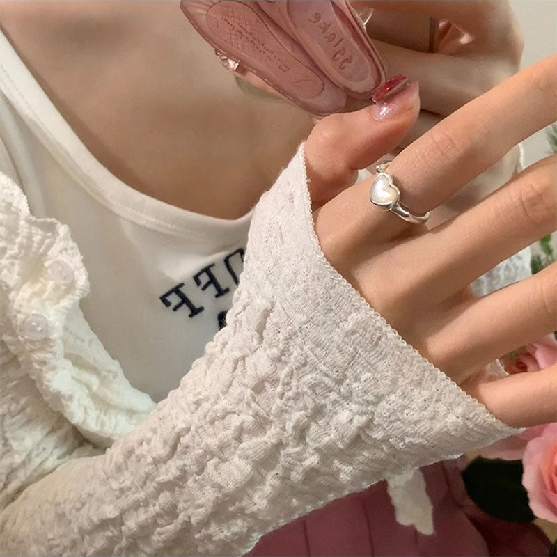 Bague pour femme avec motif cœur